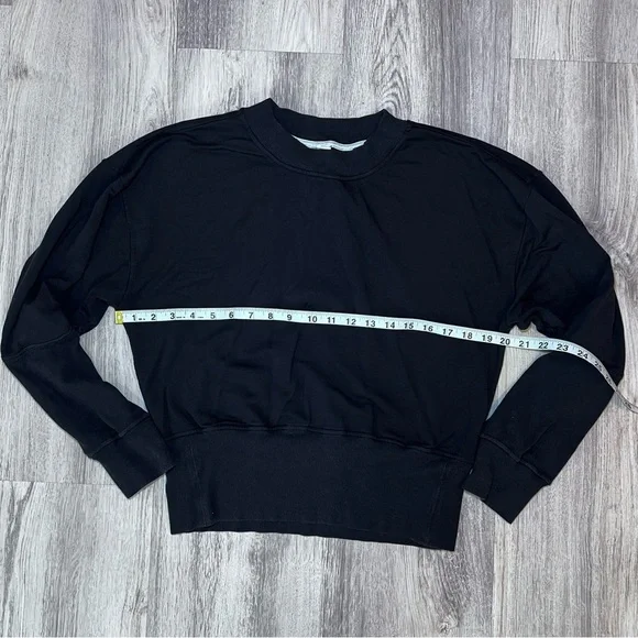 Lululemon Black Long Sleeve Sweatshirt Size 8‎ - Picture 5 of 8